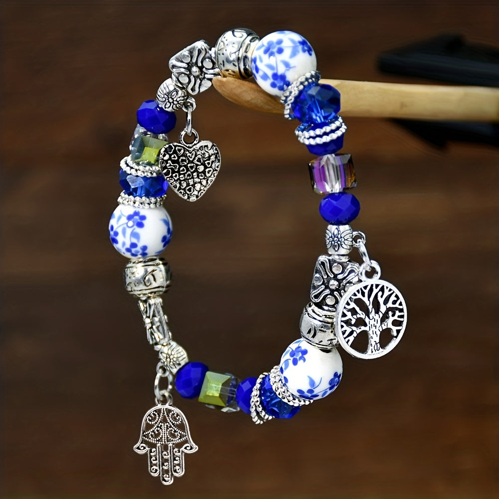 Boho Style Charm Bracelet élégant Bracelet perlé pour les femmes et les filles