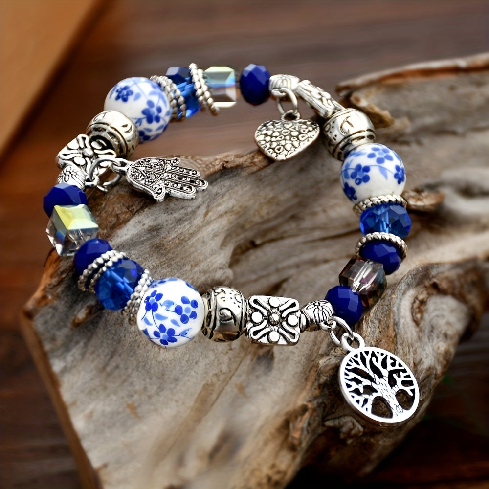 Boho Style Charm Bracelet élégant Bracelet perlé pour les femmes et les filles