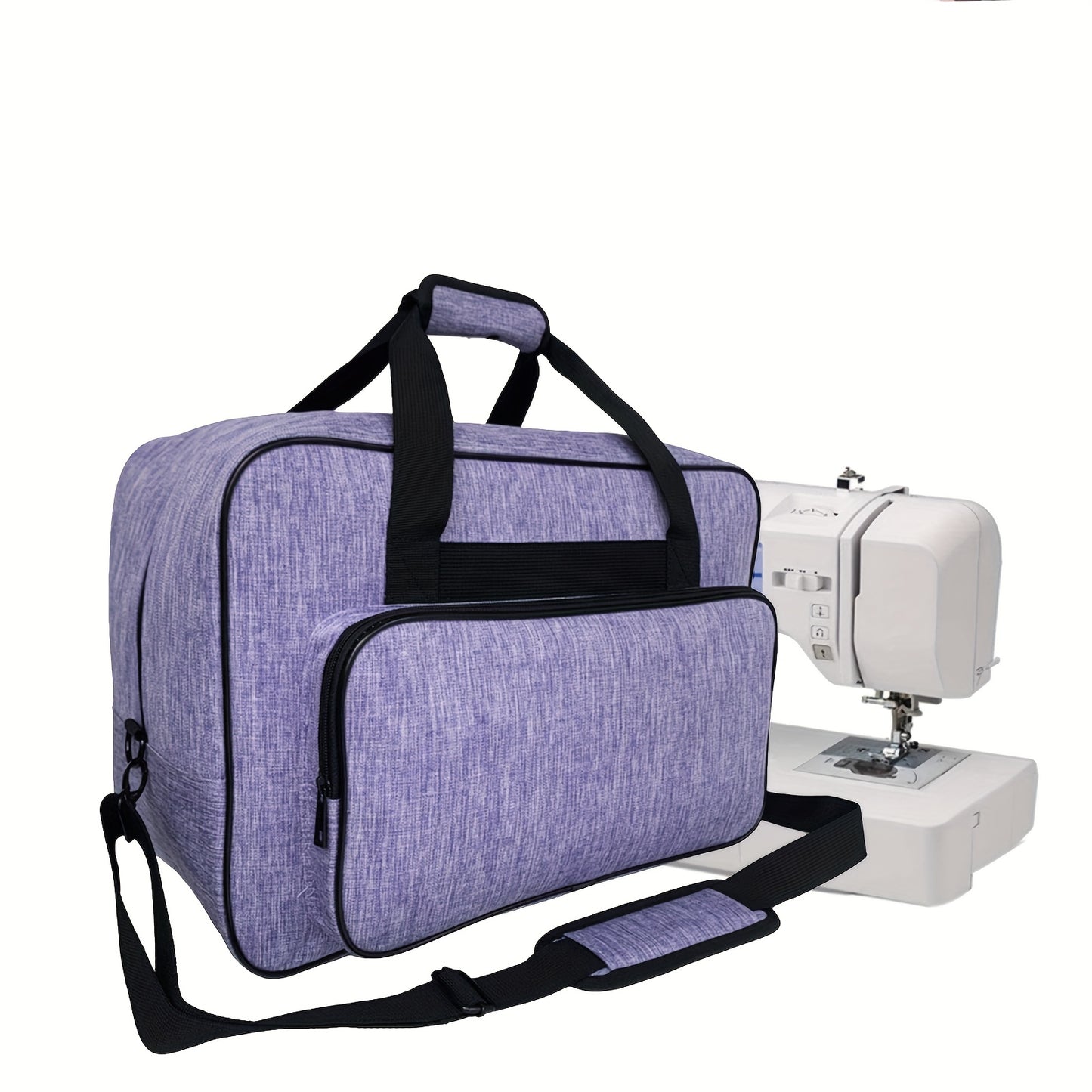 1pc Sewing Machine Carrying Case, Sewing Machine Storage Bag, Universal Tote Bag With Shoulder Strap, Compatible With Most Standard Singer, Brother, Janome, Etc Art Supplies