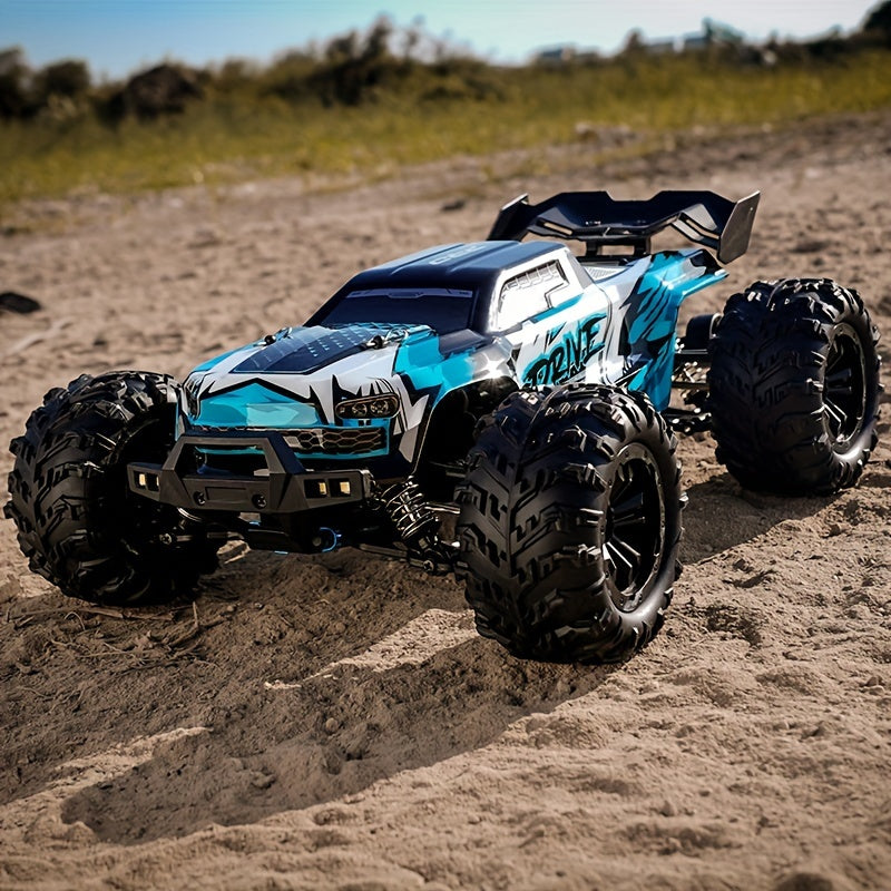 Carro 4WD sem escova .1:16 Carro RC rápido com controle remoto de alta velocidade. Brinquedo para carro de hobby para caminhão off-road para todos os terrenos.