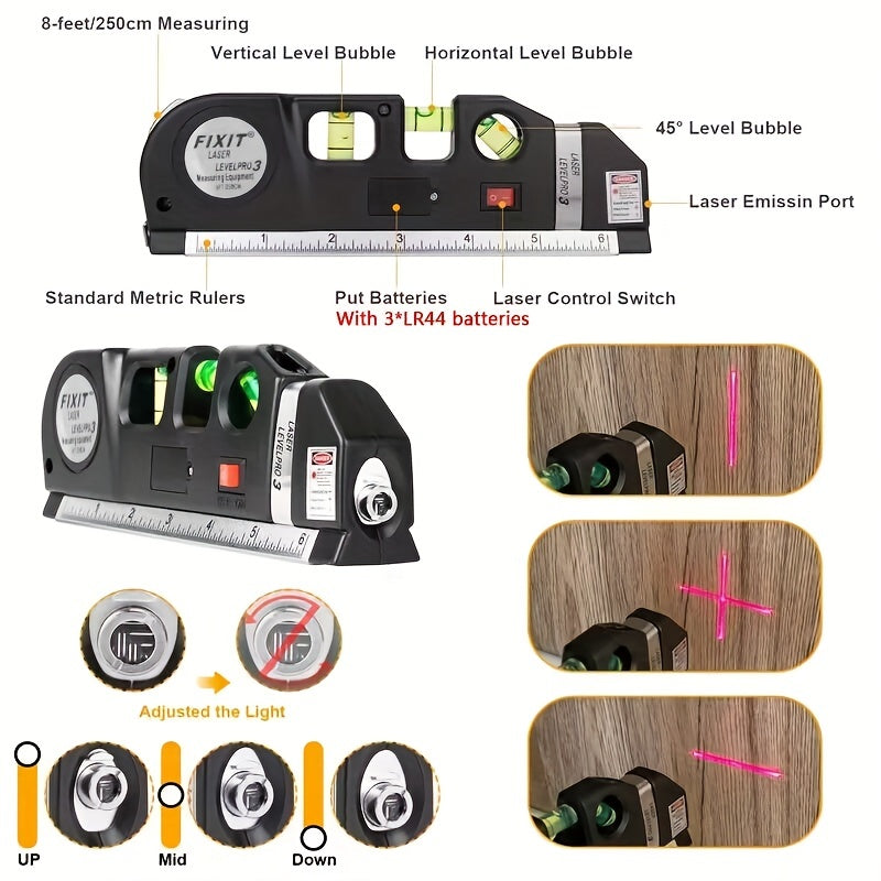 Accurately Measure Your Projects With This Multi-Purpose Laser Level!