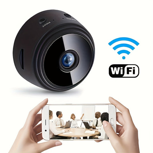 1pc mini câmera wifi ip câmera, segurança em casa inteligente ir visão noturna sem fio pequena filmadora, vigilância de vídeo, câmera cctv