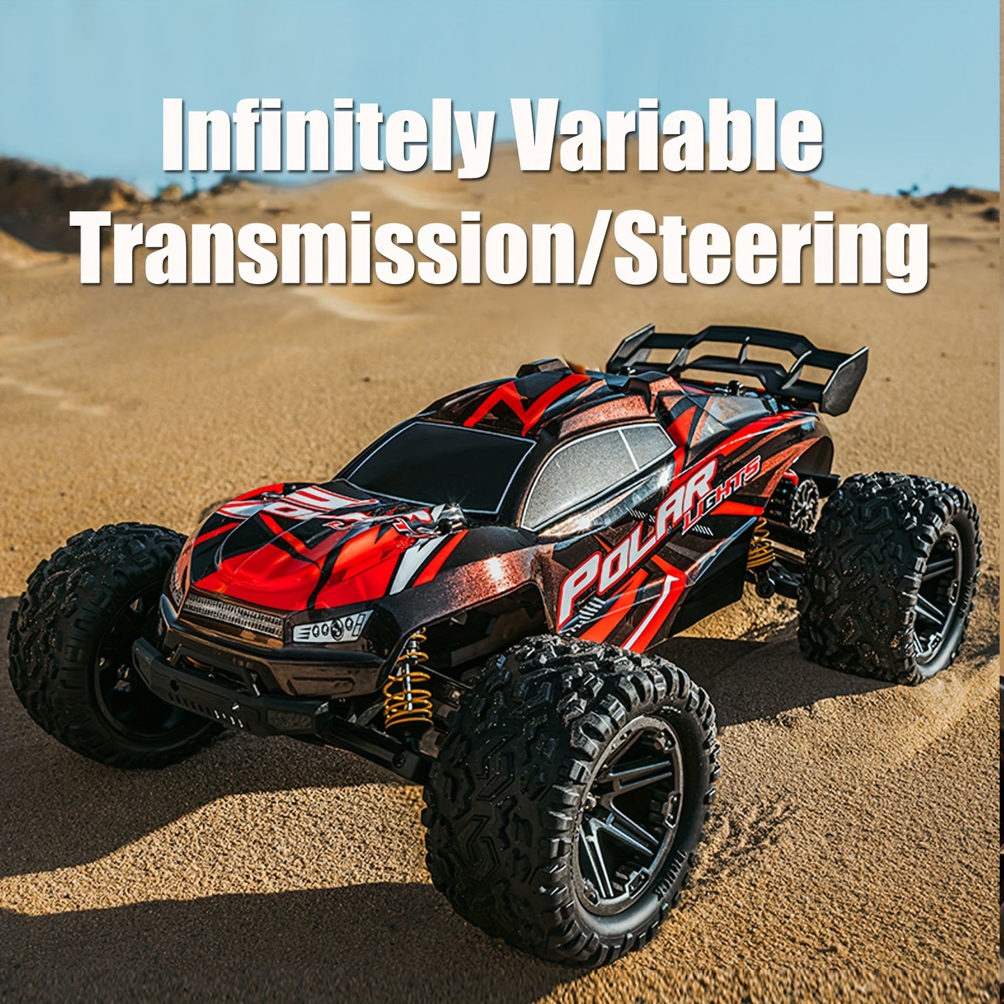 High Speed 1:8 Big Off-road Drift RC Vehicle With All Terrains Available, Wear-resistant Tires, Good Road Gripping, Good Shock Absorption Effect, Powerful Motor, Christmas Gifts For Boys And Girls