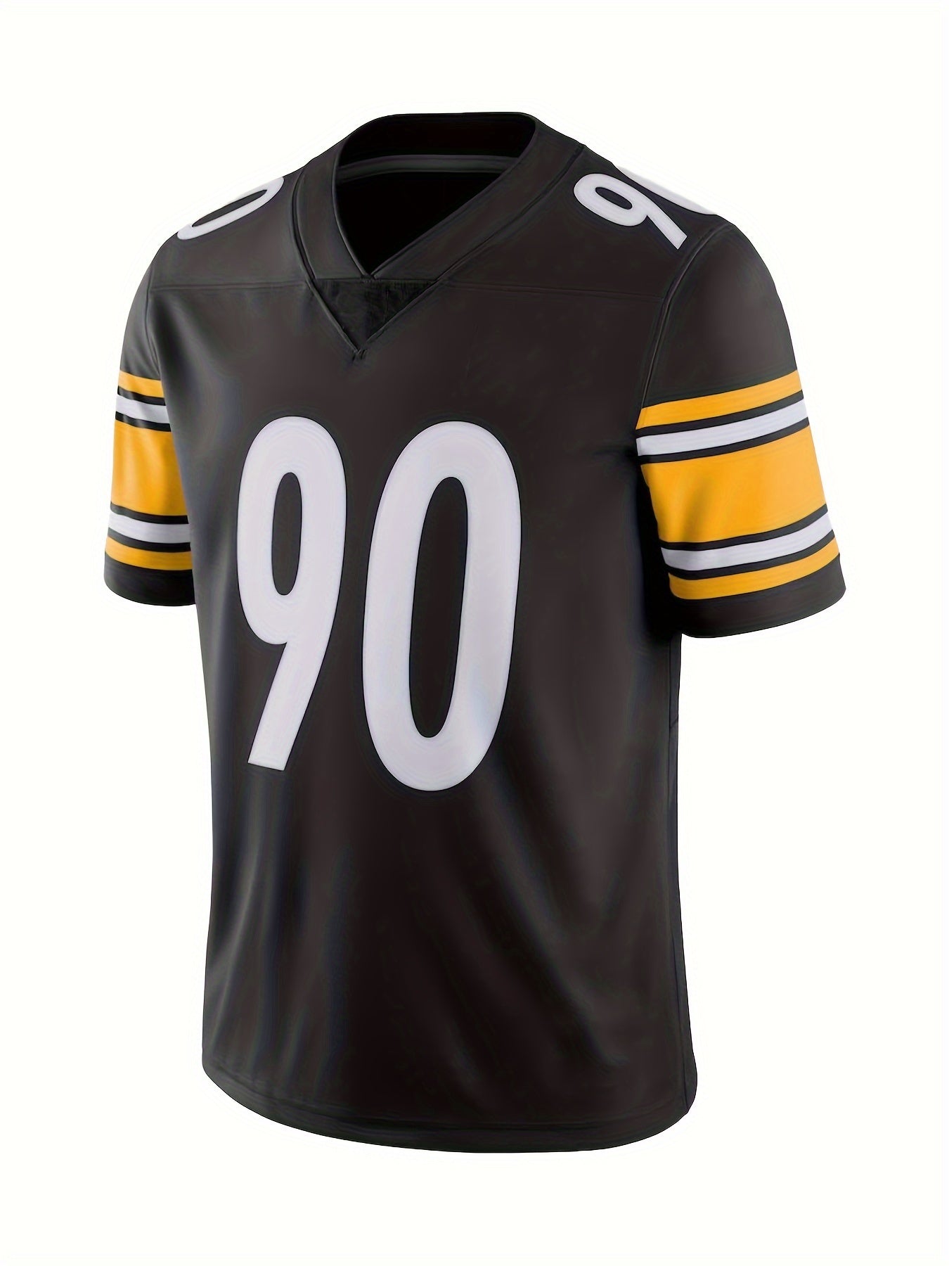 Camiseta del jersey de la impresión gráfica #90 de los hombres del tamaño extra grande para los deportes, ropa de los hombres