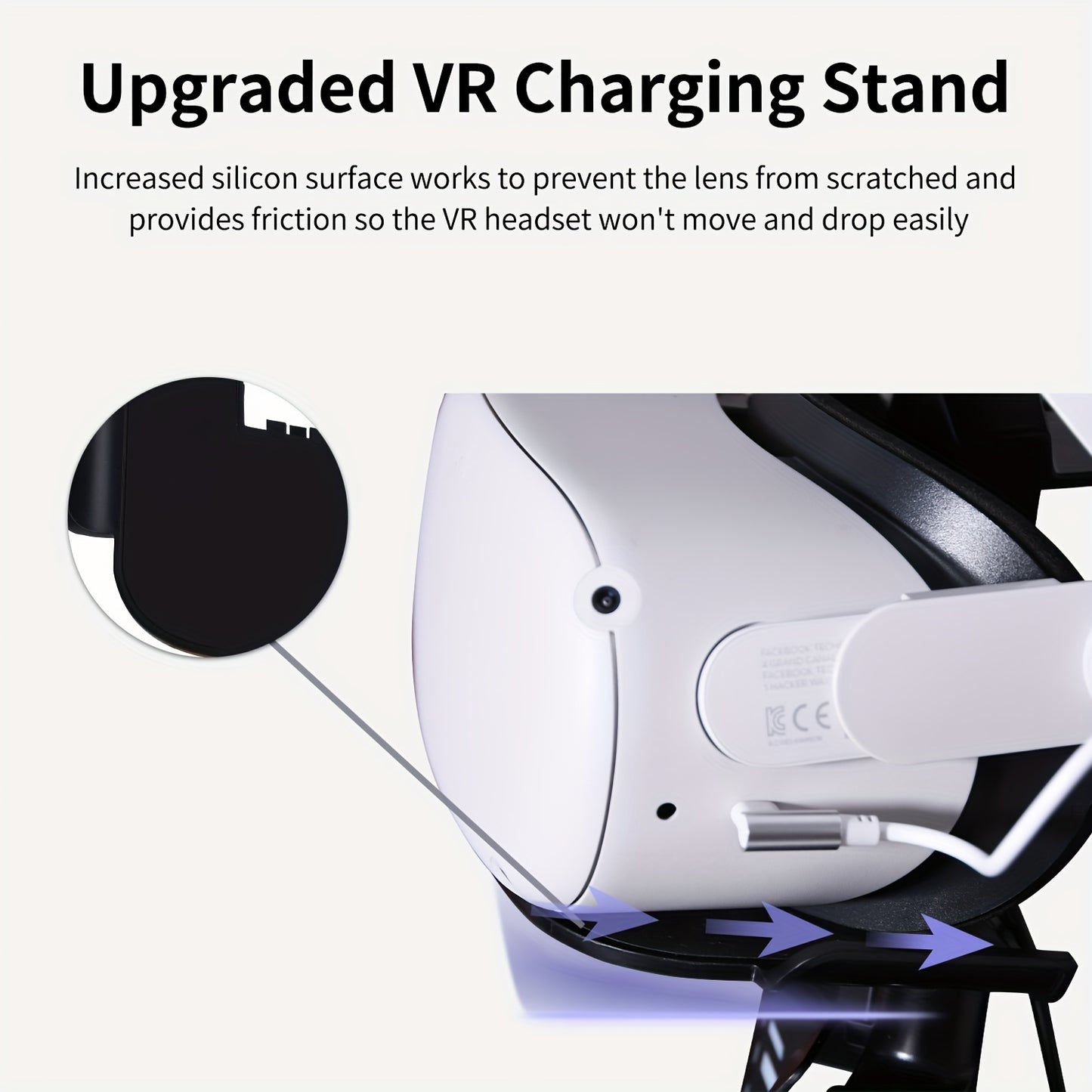 Organize and Charge Your Oculus Quest 2 Headset and Controllers with this LED Indicator Charging Stand!