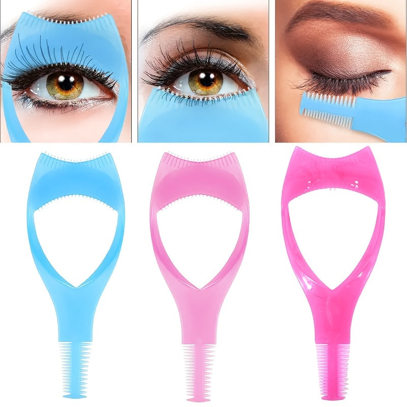 3Pcs \ u002F5pcs Lash Buddy Mascara Bouclier Garde Applicateur De Cils Maquillage Cosmétique Outil De Cils, Outil De Cils Supérieur Inférieur Cils Mascara Garde Applicateur