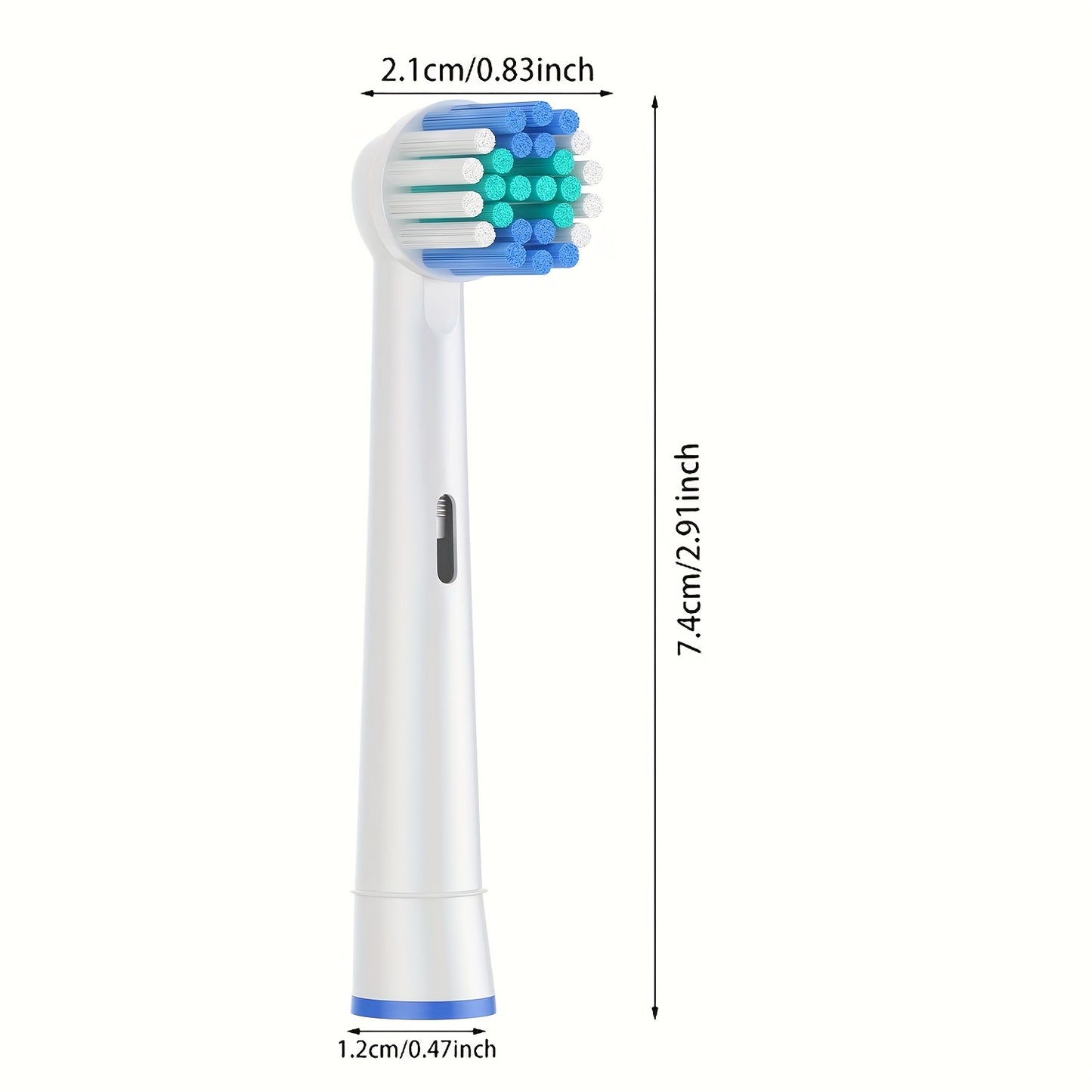 Ersatzbürstenköpfe kompatibel mit der elektrischen Zahnbürste Braun Oral B, empfindliche Zahnbürstenköpfe für Pro 1000\u002F9000\u002F 500\u002F3000\u002F8000\u002FSmart\u002FGeinus-Zahnbürste, 16er-Pack