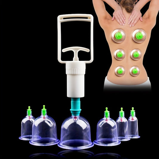 6 Set Of Cupping Device, Cupping For Body Dehumidification Can Extractor Household Cupping Device
