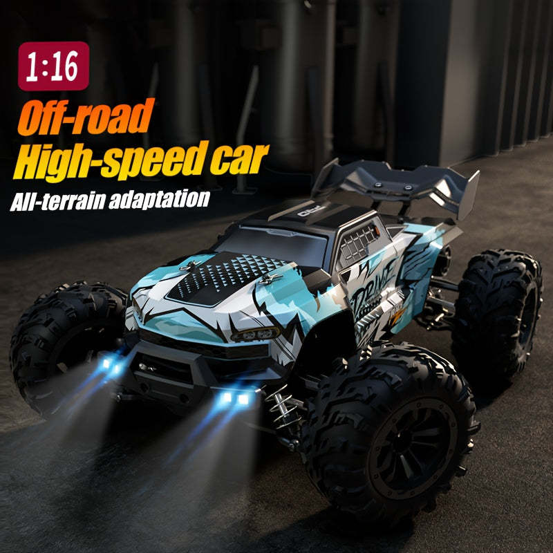 All Terrain 4WD High-speed Off-road Car, Designed With A Simulation Structure, 2.4G Full Proportion Synchronous Remote Control System