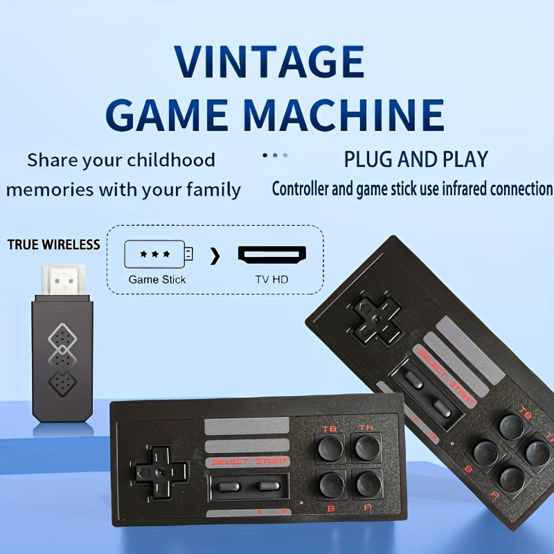 Videogames retrô para consoles retrô, consoles NES retrô com saída HD de interface HD, consoles de videogame plug and play vintage arcade são uma ótima opção de presente