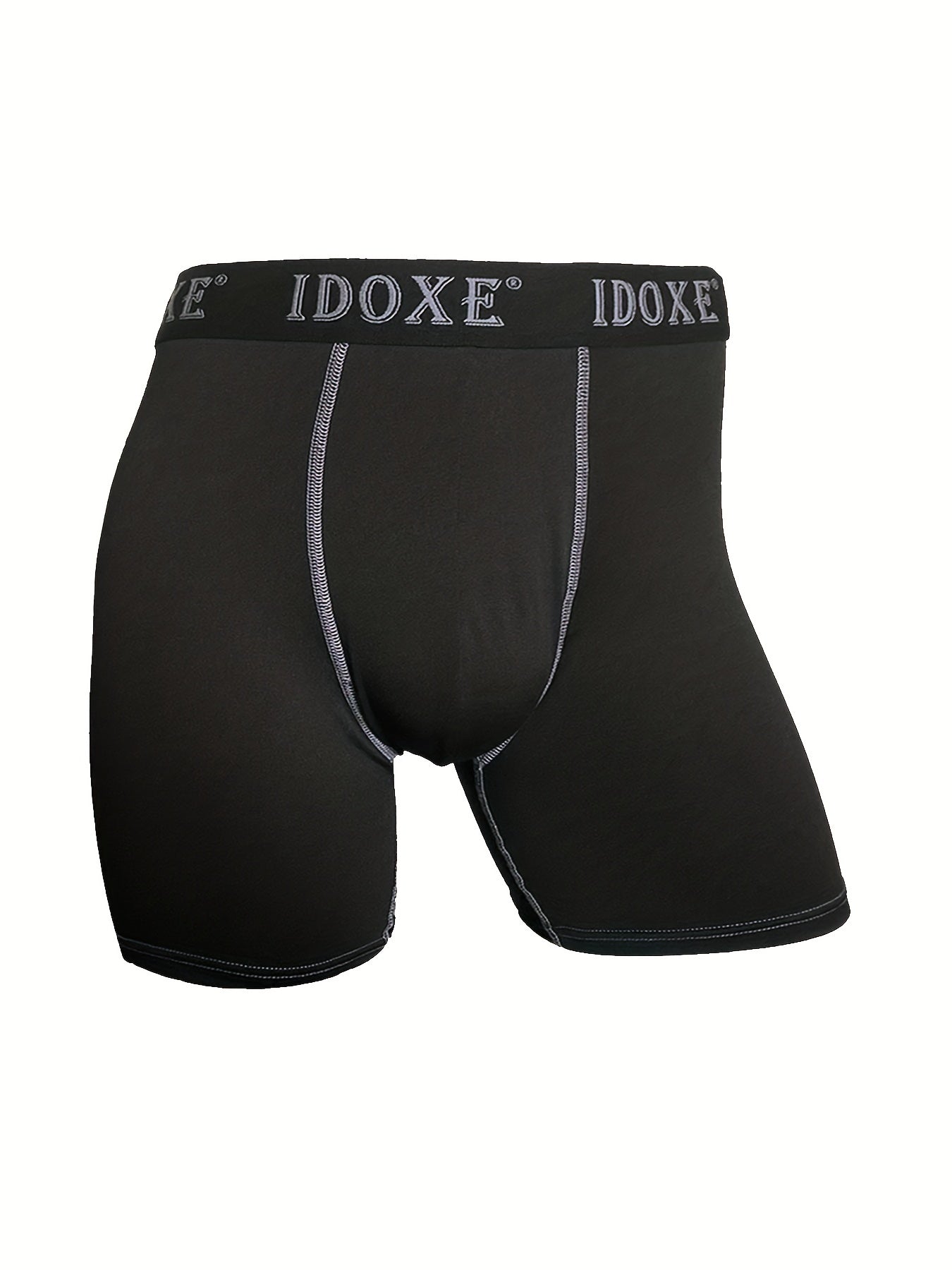 Pantalones cortos largos del boxeador de los hombres 10pcs, anti-desgaste respirable cómodo secado rápido sudor-absorción elástico deportes boxeador bragas, ropa interior de los hombres