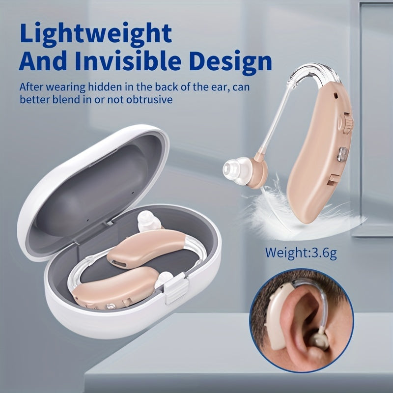 Rechargeable Hearing Aid with Intelligent Noise Reduction - BTE Style