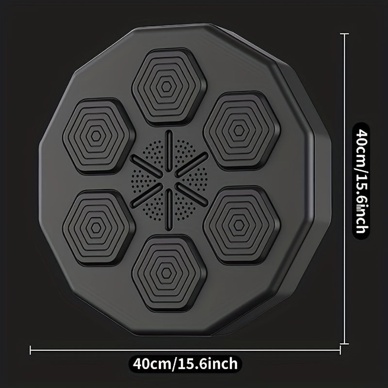 وسادة تثقيب موسيقى ذكية مثبتة على الحائط: احصل على لياقتك في المنزل مع آلة تدريب الملاكمة معدات التمرين