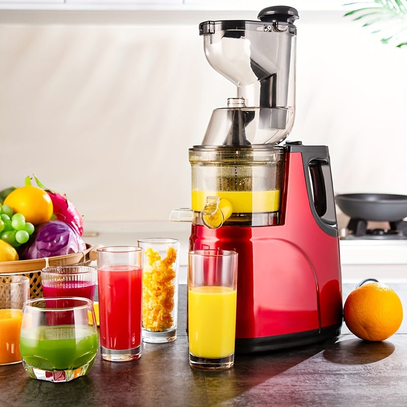 Máquina anaranjada del Juicer de la fruta cítrica con el motor reservado del conducto ancho para las máquinas del Juicer de la verdura y de la fruta que mastica el Juicer