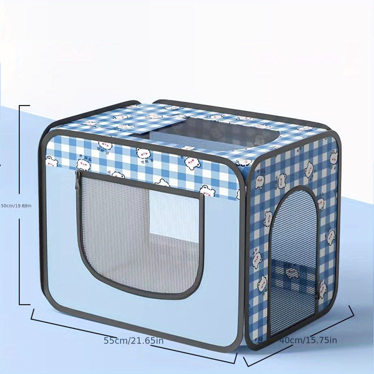 Caja de secado plegable para mascotas-Solución de secado rápido para perros y gatos-Portátil y fácil de almacenar