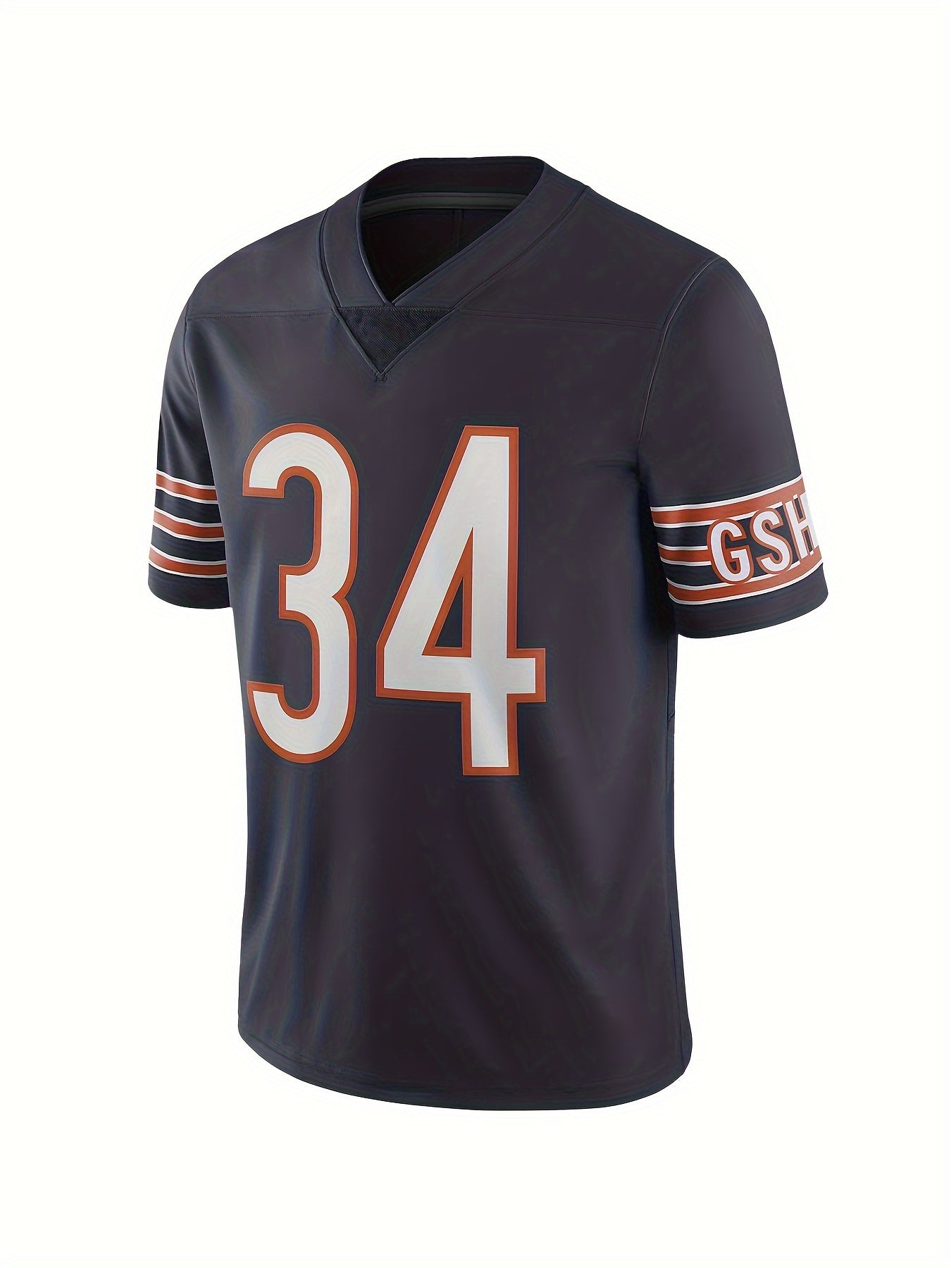 Camiseta de jersey de impresión gráfica #34 para hombres de talla grande para deportes \ u002Ffootball, ropa de hombre