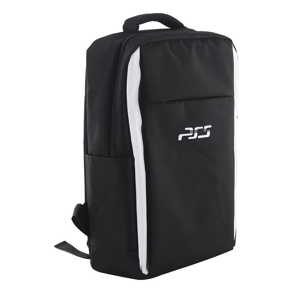 Mochila de viaje para consola PS5, accesorios, bolsa de almacenamiento de funda protectora compatible con consola Sony PlayStation 5, auriculares, discos de juego, para controlador PS5, estación de carga, regalo de Navidad para fanáticos del juego