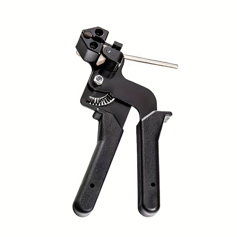 1pc Heavy Duty Stainless Steel Cable Tie Gun, Cable Tie Tool, And Zip Tie Tool, For Home, Office, And Industrial Use
