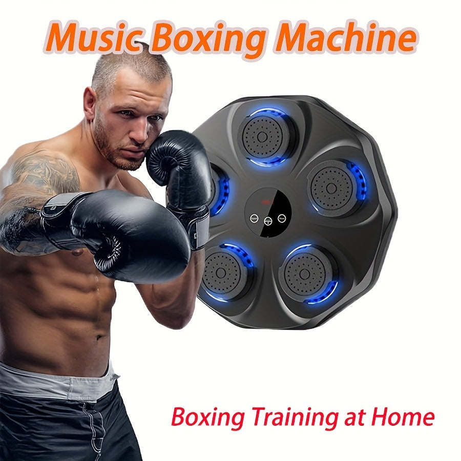 1pc máquina de boxe de música, almofada de alvo de boxe montada na parede para moldar o corpo, treinamento, relaxamento