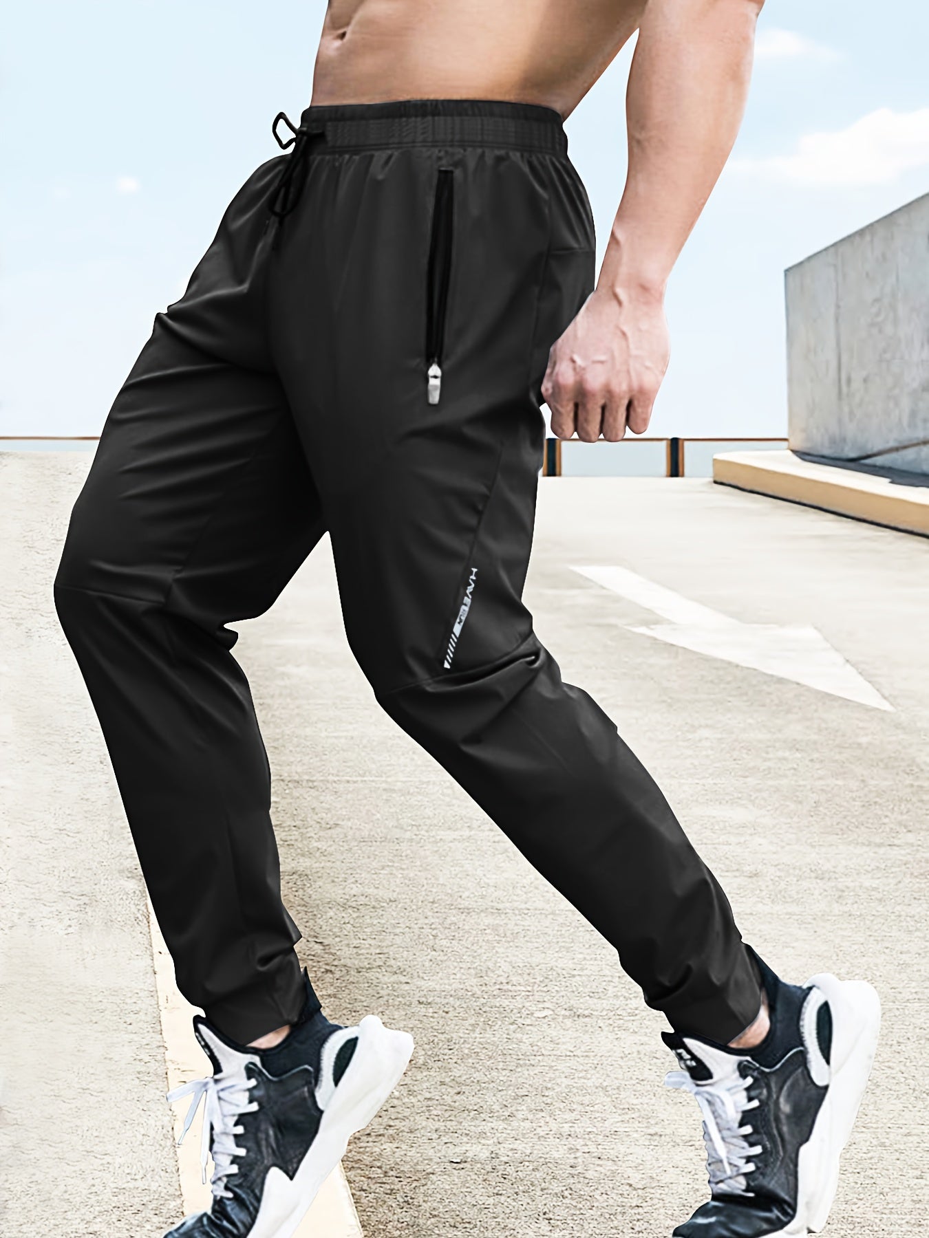 Drawstring Loose Fit Pants Men's Casual Joggers For Men Winter Fall Running Jogging