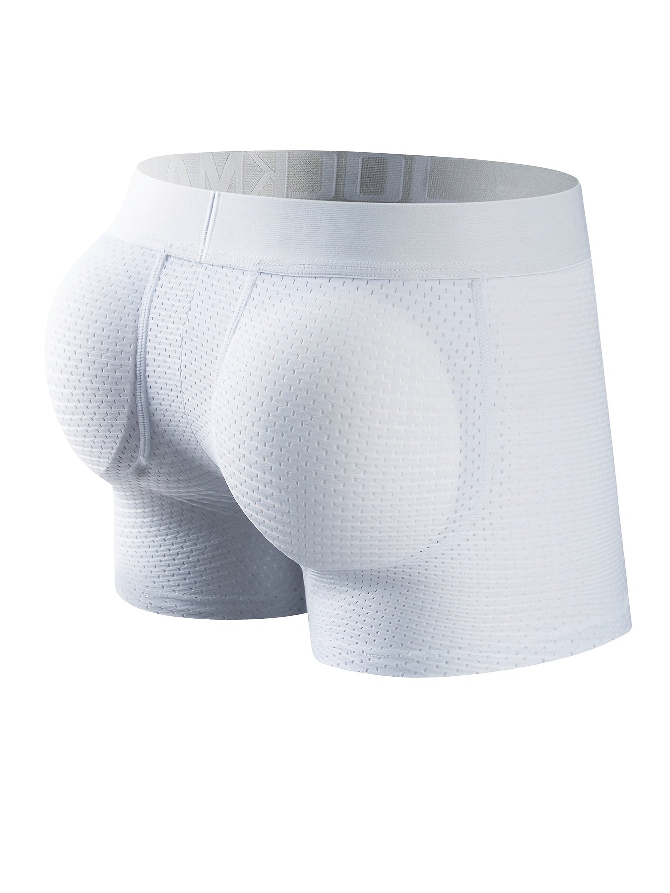 1 peça cueca boxer masculina sexy fashion respirável macia e confortável com elevação do bumbum