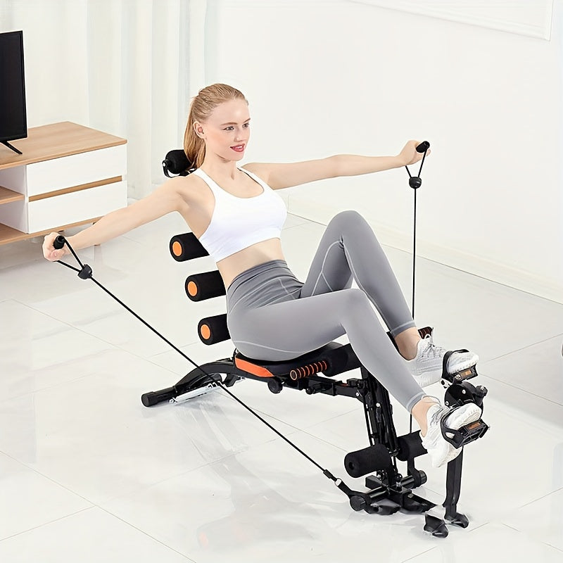 Máquina de exercícios abdominais ajustável multifuncional, sem pedal, equipamento de ginástica para auxiliar de abdominais, 1 unidade