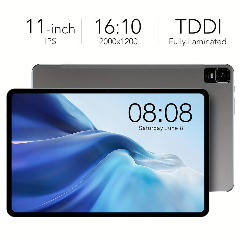 Teclast T50 Tablet PC 11 Inch  2K TDDI Fully Laminated T616 8-Core  8+8GB RAM 256GB ROM With 1TB Expand,  LTE Support Dual SIM Android 13 Tablet  7500mAh Battery 18W PD Fast Charging  Google GMS Certified Wi-Fi Tablet , 8MP+20MP Rear Cameras