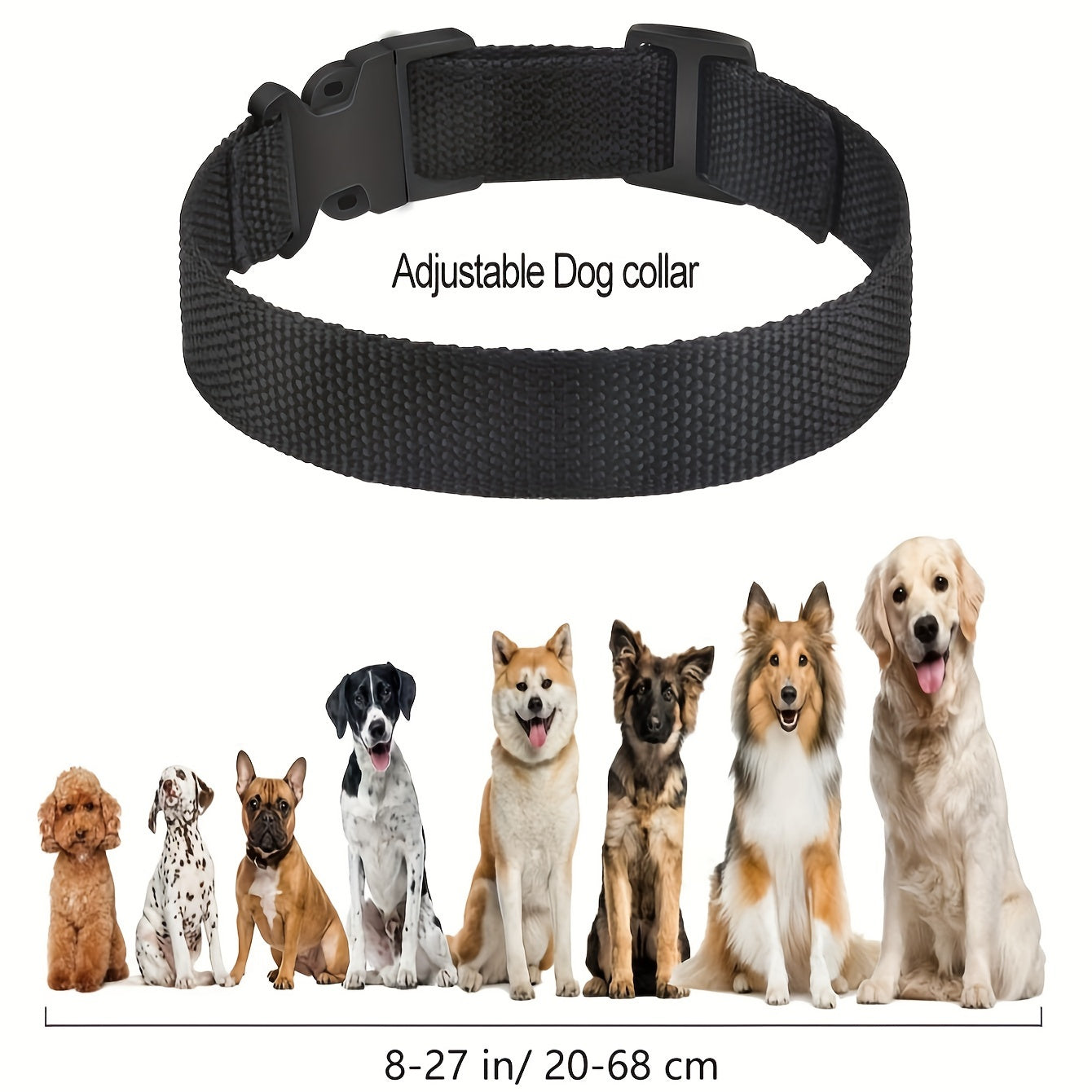 Entraînez votre chien à arrêter les aboiements instantanément-Collier de vibration pour les petits, moyens et grands chiens