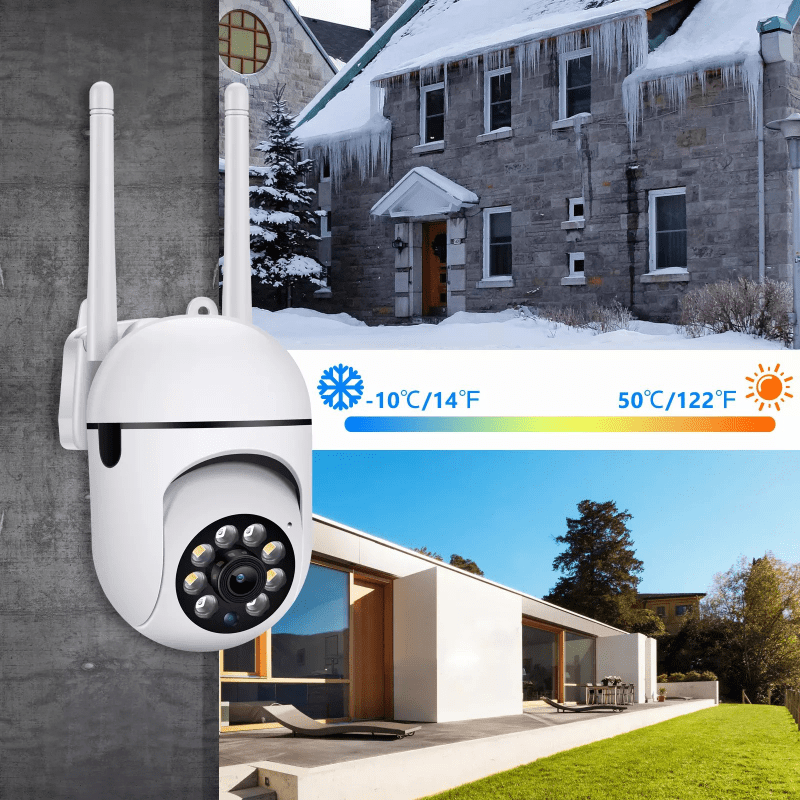 Secure Your Home with 1080P HD 5G WiFi Outdoor Night Vision Security Cameras