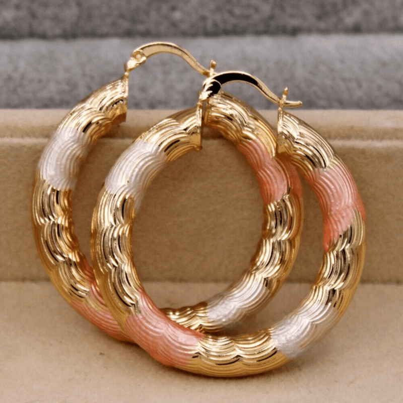 Leverback Hoop Earrings Chunky O-shaped Tiny Earrings For Casual And Formal Outfits