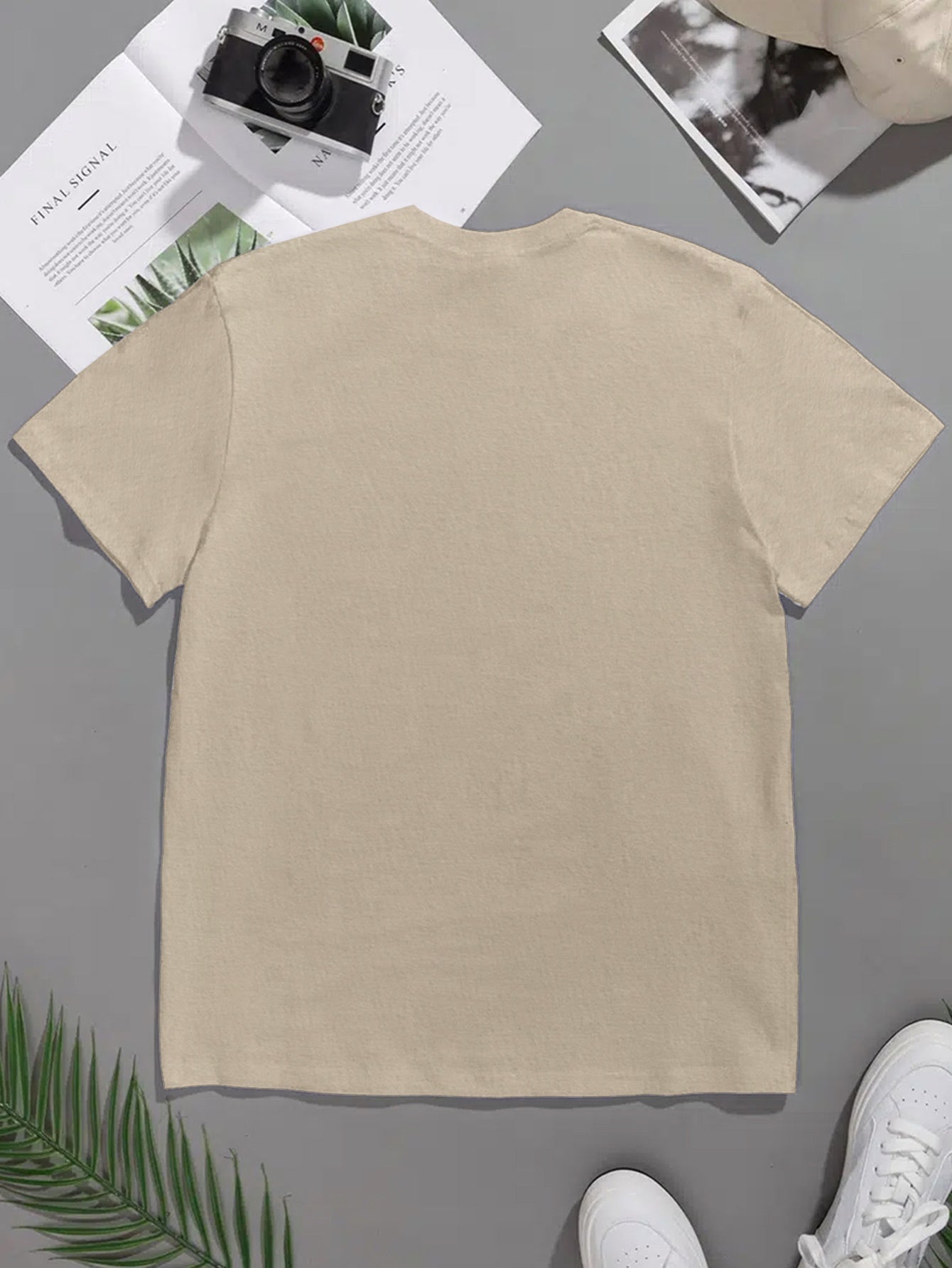 Ajouter votre T-shirt graphique de test pour les hommes, plus la taille d'été Casual Tee pour Big &amp; Tall Man