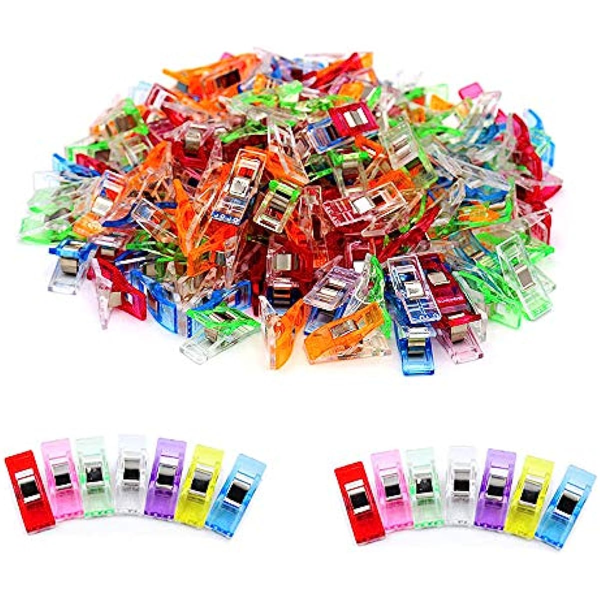 50pcs \ u002Fset clipes de costura coloridos para artesanato de acolchoamento, clipes de acolchoamento multiuso para costurar artesanato de costura