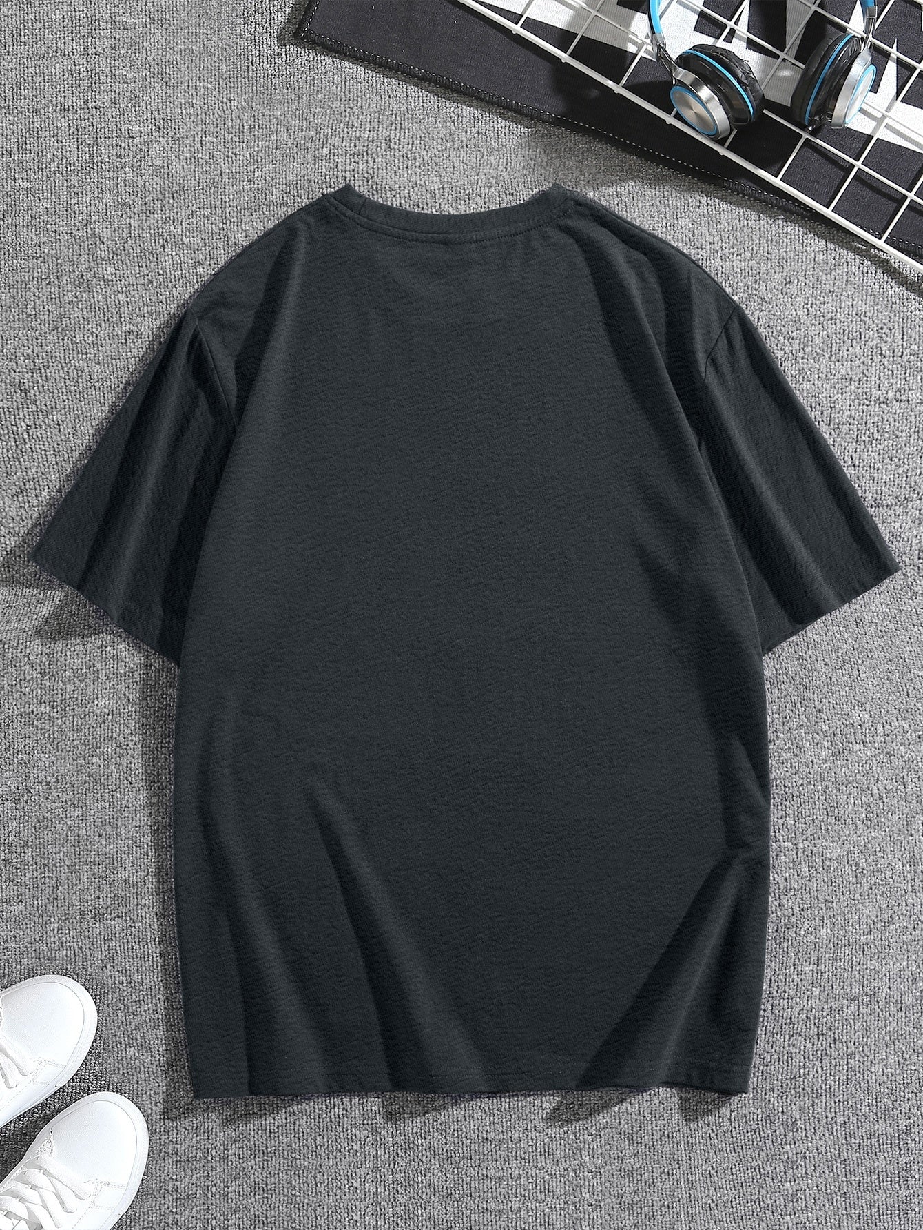 Fügen Sie Ihr Test-Grafik-T-Shirt für Männer hinzu, Plus Size Summer Casual T-Shirt für Big &amp; Tall Man