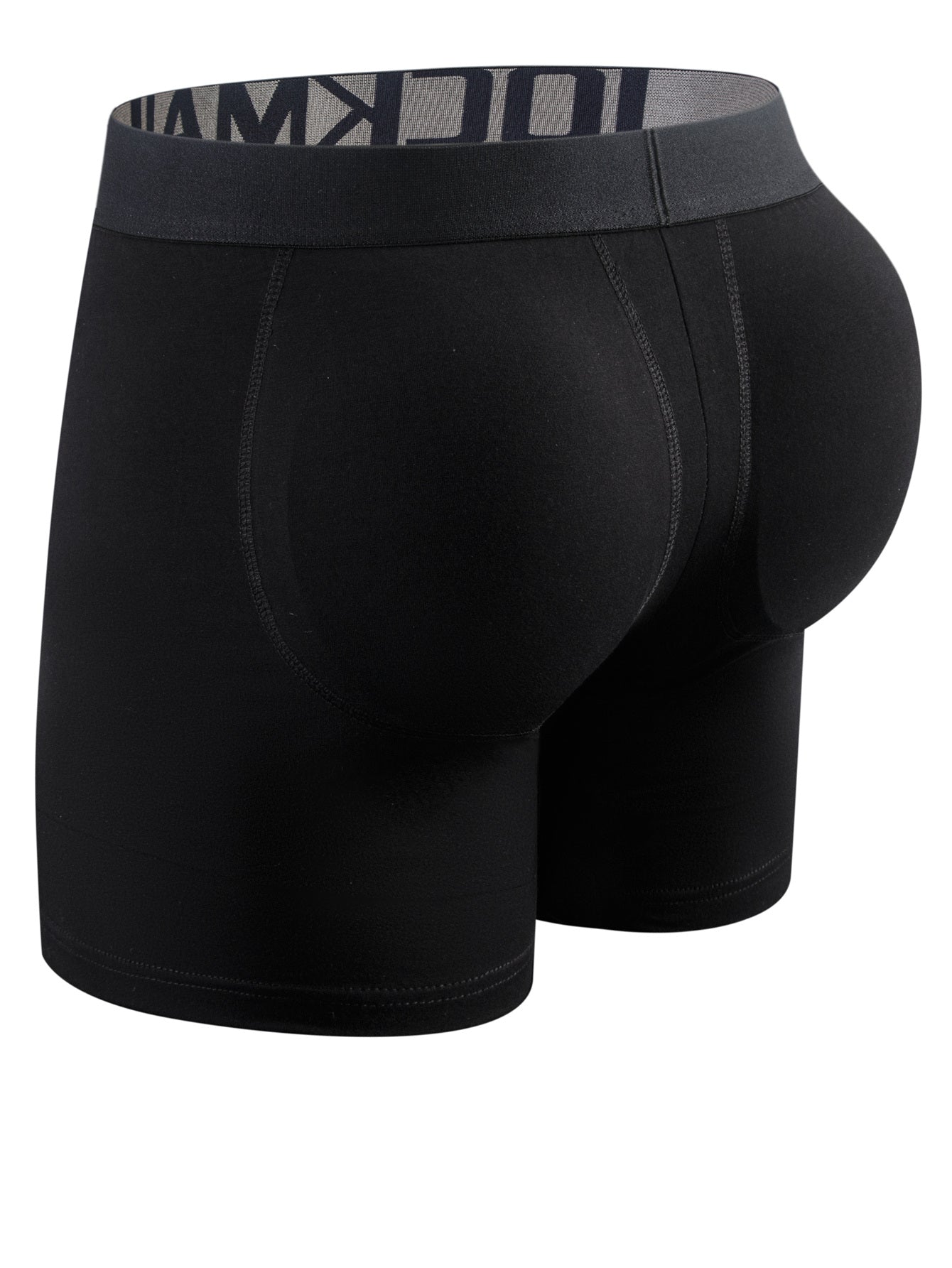 Removable Hip Pad, Men's Stretch Boxer Briefs, Breathable Comfy Underwear