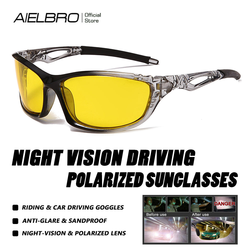 AIELBRO Lunettes de vision nocturne polarisées