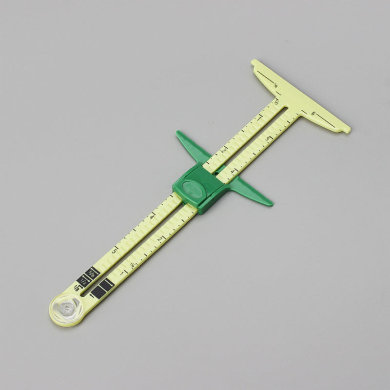 1pc, High Quality 5-IN-1 SLIDING GAUGE WITH NANCY Measuring Sewing Tool Patchwork Tool Ruler Tailor Ruler Tool Accessories