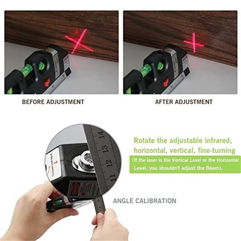 Meça com precisão seus projetos com este nível de laser multifuncional!