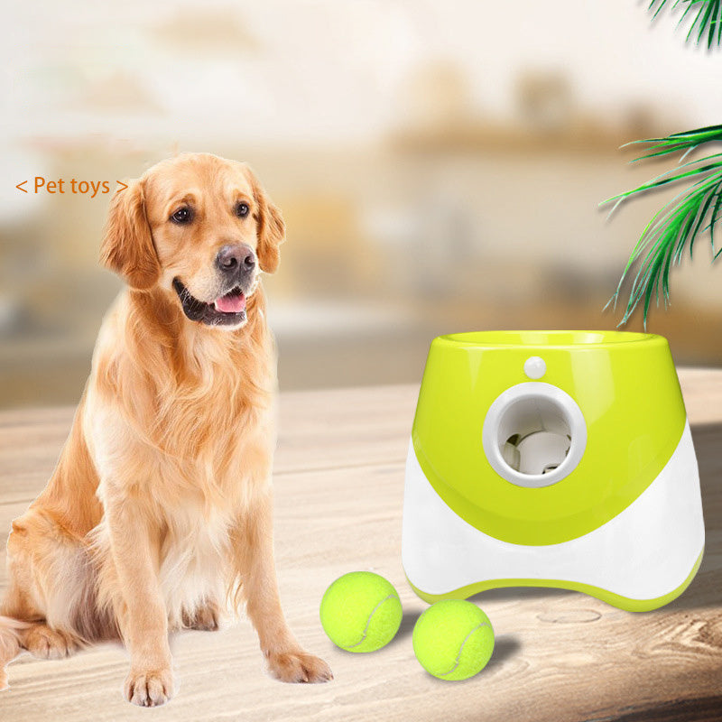 Lanceur automatique de boule de chien-jouet interactif pour animaux de compagnie pour la formation et l'exercice Fetch