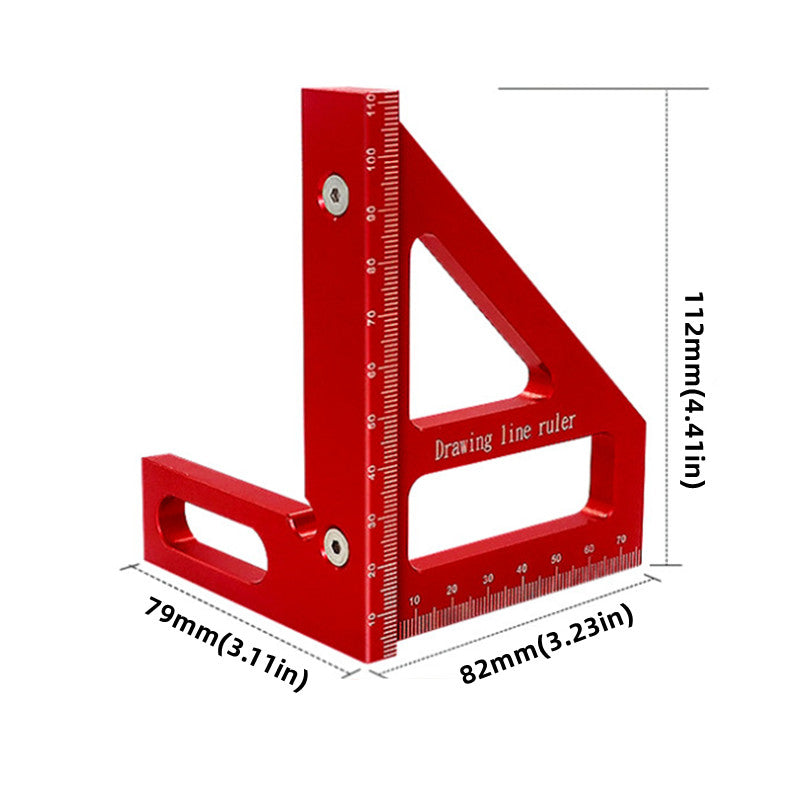 Améliorez vos projets de menuiserie avec cette règle en aluminium multi-angle!