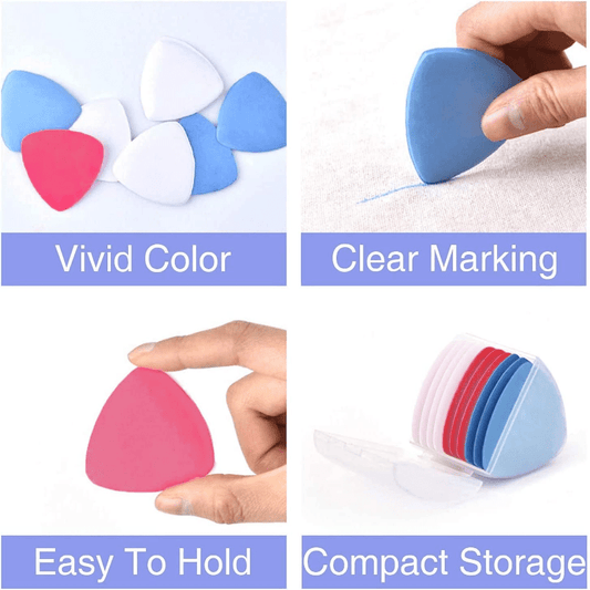 10PCS Professional Tailors Chalk Triangle Tailor's Chalk Marker Sewing Fabric Chalk