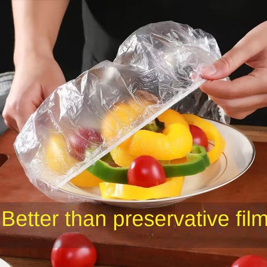 100pcs Reusable Silicone Lid Covers - Keep Your Food Fresh And Securely Stored!