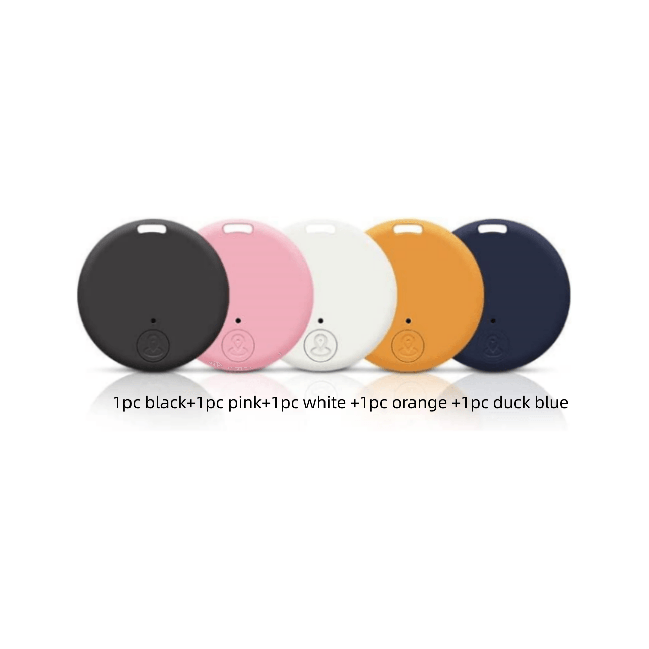 5pcs GPS sans fil Smart Tracking Finder, dispositif anti-perte avec porte-clés pour animaux de compagnie chats chiens portefeuille clé