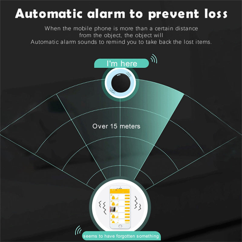 Localizador de rastreamento inteligente sem fio GPS 5pcs, dispositivo anti-perda com chaveiro para chave de carteira de cães de gatos de estimação