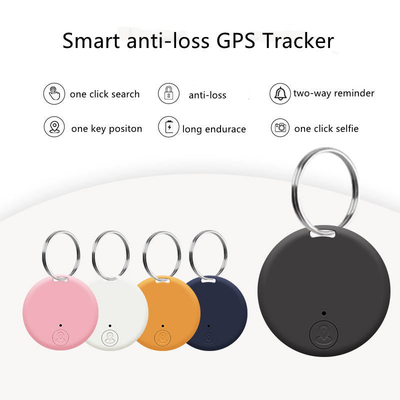 5pcs GPS sans fil Smart Tracking Finder, dispositif anti-perte avec porte-clés pour animaux de compagnie chats chiens portefeuille clé