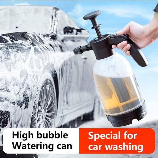 Portable Household Hand-held High Pressure Car Wash Foam Pot Manual Car Wash High Pressure Hand Spray Car Wash Spray Pot Car High Pressure Sprayer