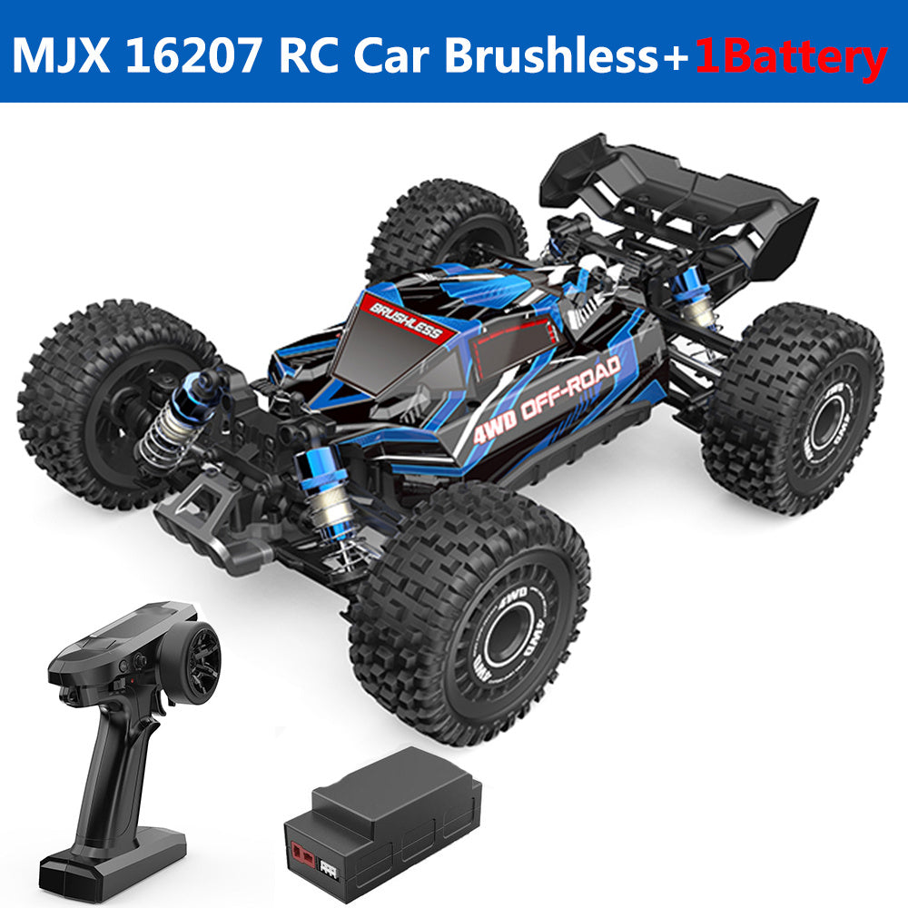 MJX 16207 1\u002F16 Brushless RC Car Hobby 2.4G Remote Control Toy Truck 4WD 65KMH High-Speed Off-Road Buggy Toys Gifts