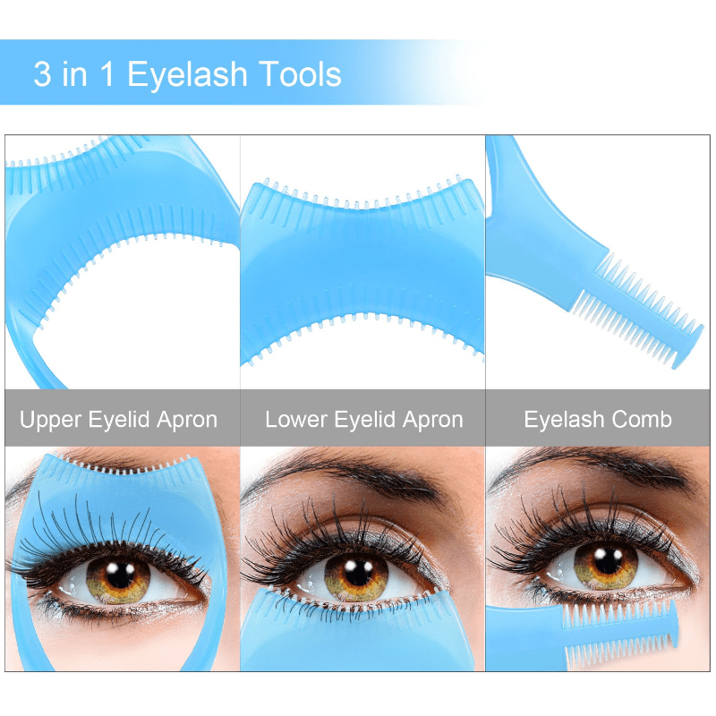 3pcs \ u002F5pcs Lash Buddy Mascara Shield Guard-Protégez vos yeux et vos cils avec cet applicateur de cils facile à utiliser