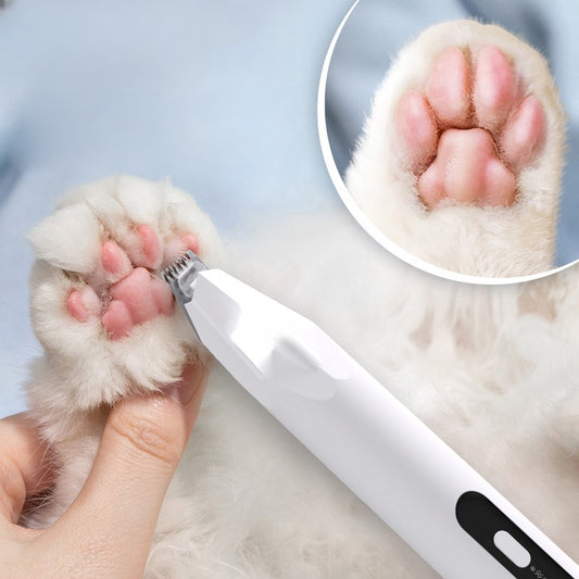 Professional USB Rechargeable Pet Hair Trimmer With LED Light For Dogs And Cats, Quiet, Cordless, And Easy To Use