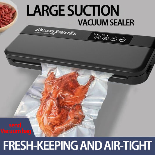 Automatic Vacuum Sealing Machine, Compression Sealing Machine With 10\u002F50\u002F100pcs Bags