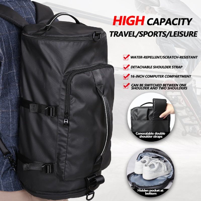 Large Capacity Travel Luggage Backpack, Multifunctional Outdoor Storage Rucksack, Business Bag